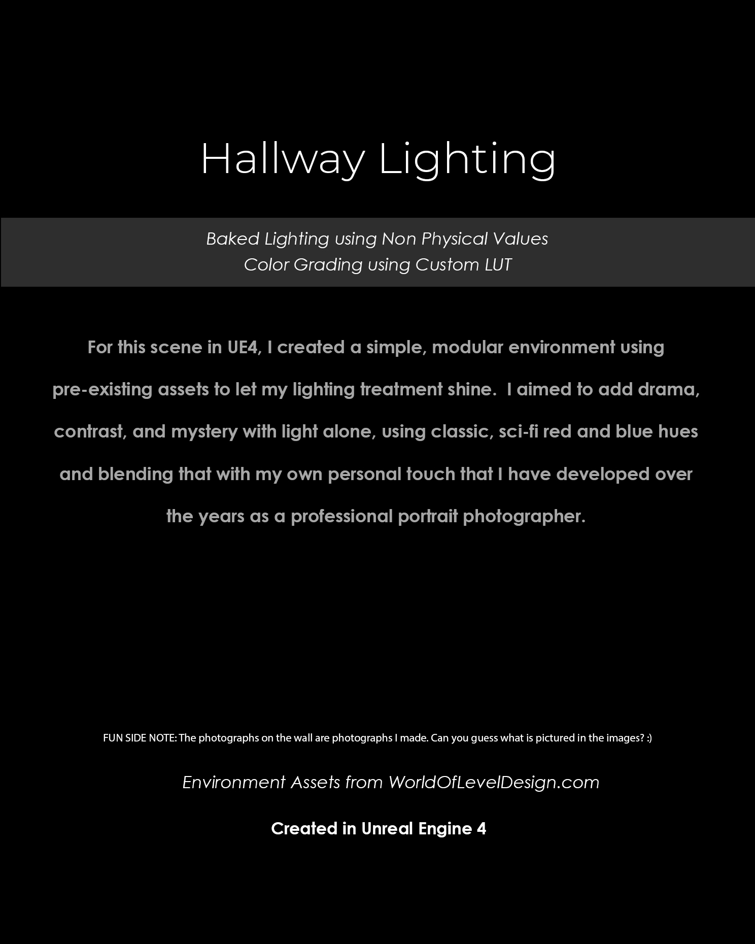 Title Page - Hallway Lighting
