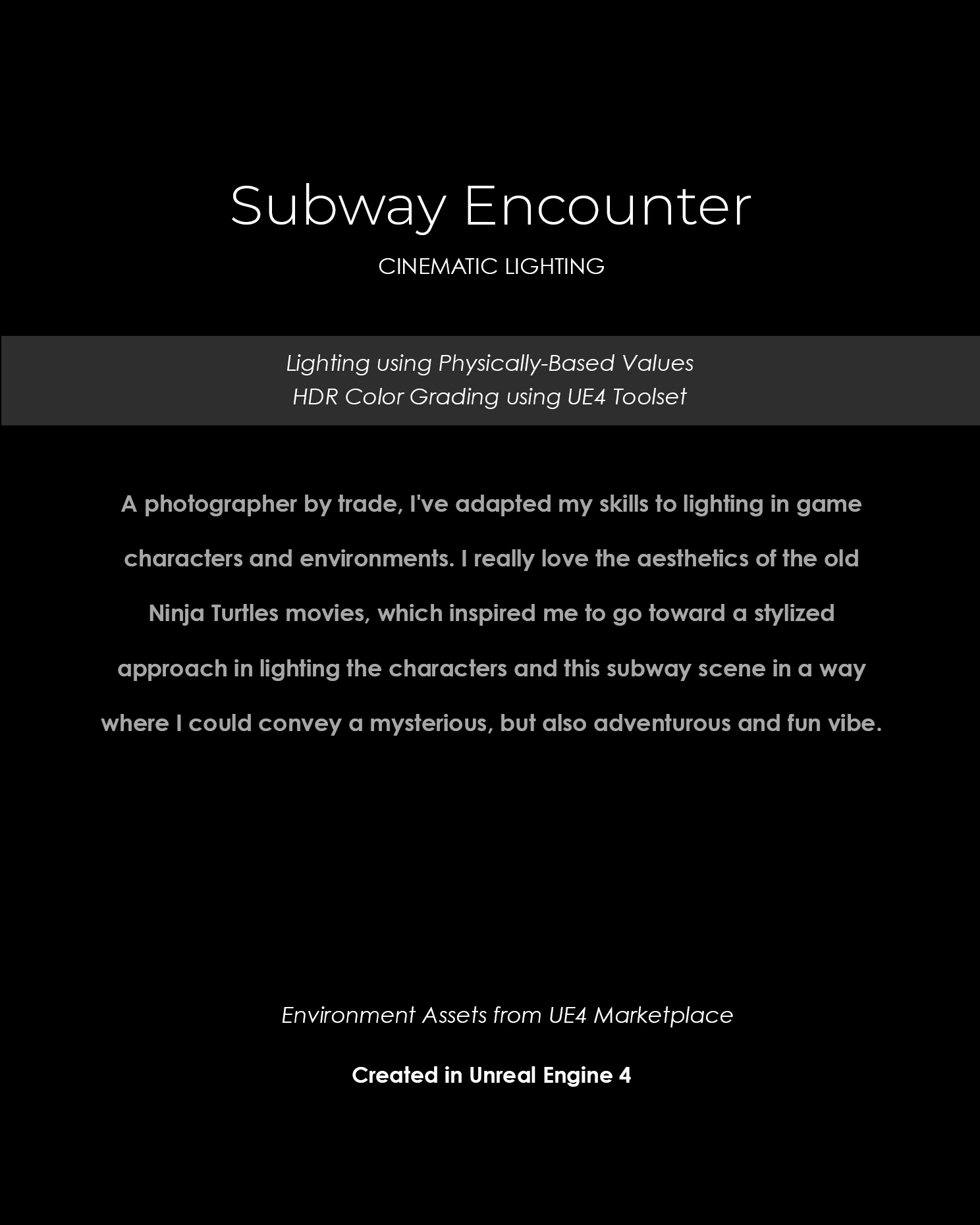 Title Page - Subway Encounter